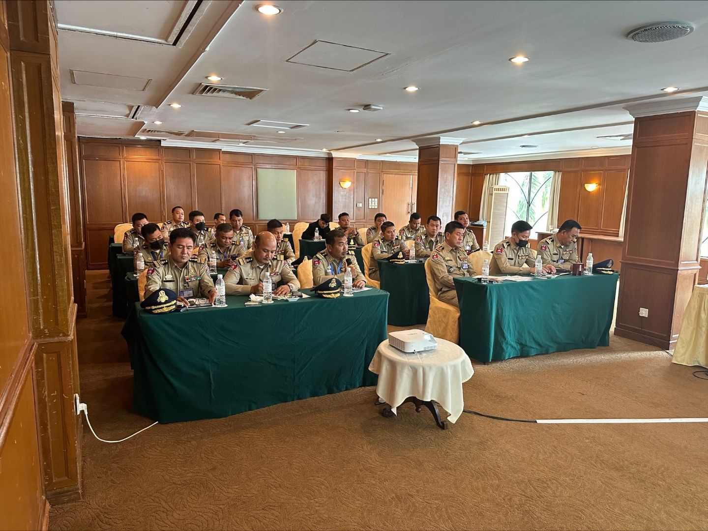Anti-counterfeiting training with the Anti-Economic Crimes Police