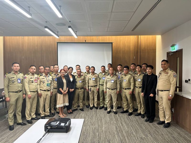 ANTI-COUNTERFEITING TRAINING WITH THE ANTI-ECONOMIC CRIMES POLICE