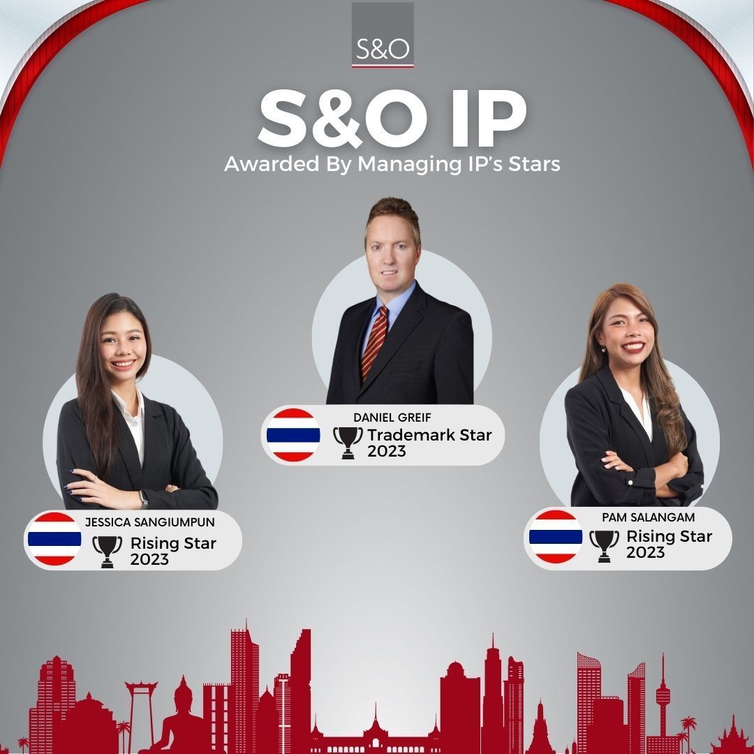 S&O IP AWARDED BY MANAGING IP'S STARS